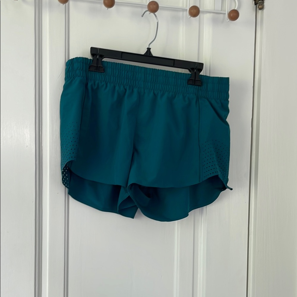 Athleta Blue Athletic Shorts Lightweight Moisture-Wicking